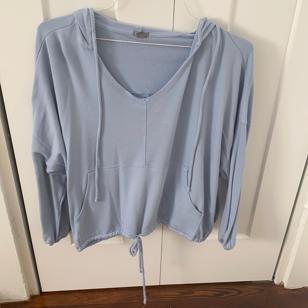 Aerie “voop” neck sweatshirt
